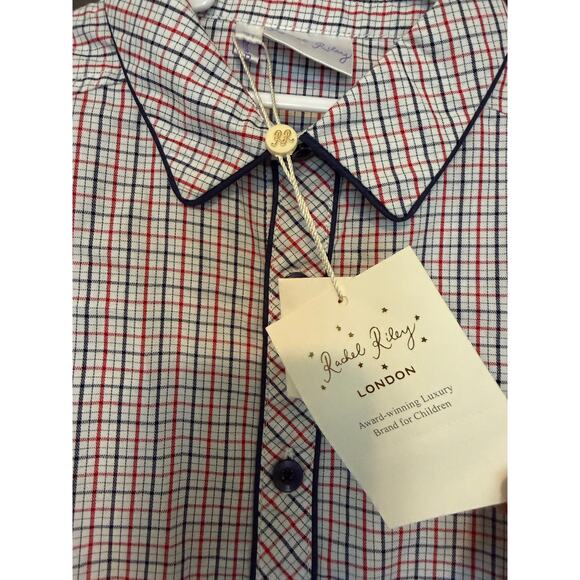 Rachel Riley Boys Tattersall Button-Down Shirt – Size 10Y – NWT - Picture 5 of 7